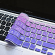 [해외]Masino® Silicone Keyboard Cover Ultra Thin Keyboard Skin for MacBook Air 13&quot; MacBook Pro with or without Retina Display 13&quot;15&quot; 17&quot; 애플 Wireless Bluetooth Keyboard (Light Purple to Purple Gradient)