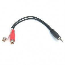[해외]RiteAV - 3.5mm Male to RCA Stereo Female Adapter Cable (Y-Cable) - 6 inch