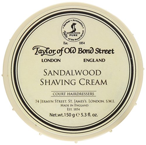 [해외]Taylor of Old Bond Street Sandalwood Shaving Cream Bowl, 5.3-Ounce 2PK