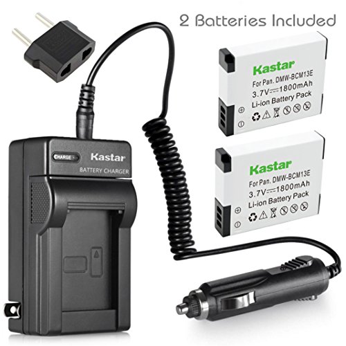 [해외]Kastar 배터리 2x + Charger for Panasonic DMW-BCM13 Lumix DMC-FT5 FT6 DMC-LZ40 DMC-TS5 TS6 DMC-TZ37 DMC-TZ40 TZ41 DMC-TZ55 TZ57 DMC-TZ60 TZ61 DMC-TZ70 DMC-ZS27 DMC-ZS30 ZS35 DMC-ZS40 DMC-ZS45 DMC-ZS50