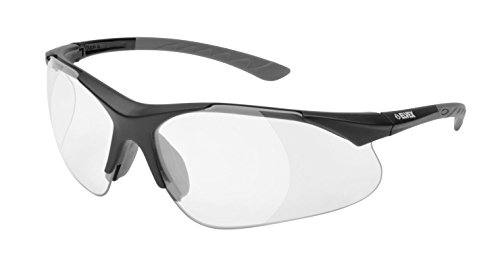 [해외]Elvex RX-500C 1.5 Diopter Full 랜즈 Magnifier Safety Glasses, Black Frame/Clear 랜즈