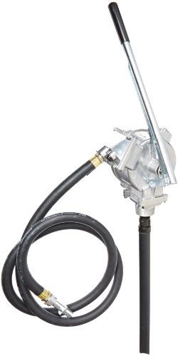 [해외]GPI 114000-10, HP-100-UL High Flow Piston Fuel Hand Pump, 50 Gallons per 100 Stroke Cycles, Hose, Metal Spout Nozzle & Suction Pipe