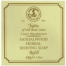 [해외]Taylor of Old Bond Street Sandalwood Hard Shaving Soap Refill, 3.5-Ounce