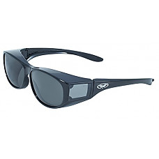 [해외]Global Vision Safety Fit Over Glasses (Black Frame/Clear Lens)
