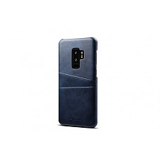 [해외]갤럭시 S9 Leather Case,TACOO Super Slim Fit Soft Pu Protective Two Credit Card Slots Ultra Thin Phone Back Cover for 삼성 갤럭시 S9 2018-Blue