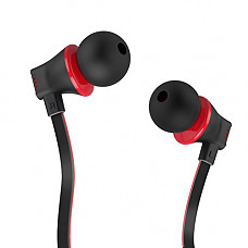 [해외]Earbuds with Microphone, Vogek Bass In-Ear Headphones Earphones with S/M/L Earbuds and Built-in Mic, Phone Control for 애플 iPhone, Samsung, Android Phone and More (Red-Gray)