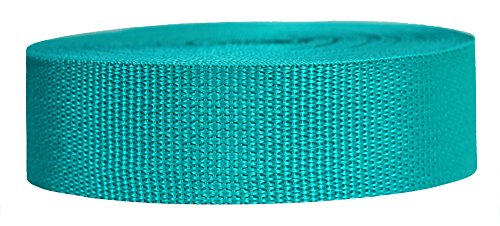 [해외]Strapworks Lightweight Polypropylene Webbing - Poly Strapping Outdoor DIY Gear Repair, Pet Collars – 1.5 Inch x 50 Yards, Teal