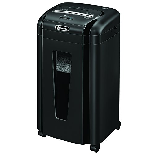 [해외]Fellowes Powershred 465Ms 12-Sheet Micro-Cut Paper and Credit Card Shredder with Auto Reverse (4688401)