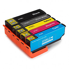 [해외]PUREINK Ink Cartridges Remanufactured for 273 273XL High Yield, Compatible with XP-810 XP-820 XP-800 XP-600 XP-610 XP-620 XP-520 Printer (1 Black 1 Photo Black 1 Cyan 1 Magenta 1 Yellow)