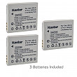 [해외]Kastar 배터리 (3-Pack) for 캐논 NB-4L, CB-2LV work with 캐논 PowerShot SD40, SD30, SD200, SD300, SD400, SD430, SD450, SD600, SD630, SD750, SD780 IS, SD940 IS, SD960 IS, SD1000, SD1100 IS, SD1100 IS, SD1400 IS, TX1, ELPH 100 HS, ELPH 300 HS, ELPH 3