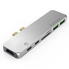 [해외]USB C Hub Macbook Pro 2017/2016 4K HDMI SD Card Reader USB Type-C Adapter for 애플 MacBook Pro Docking Station Extender 13/15 inch Retina Touch Bar Thunderbolt 3 Dock Macbook Pro Accessories -Futsym