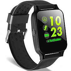 [해외]MarMoon Smart Fitness Tracker, Smart Watch with Blood Pressure Heart Rate Sleep 모니터 Pedometer 카메라 Music Player Call/SMS Remind for Smartphones Gift Activity Smart Bracelet for Men Women Kids