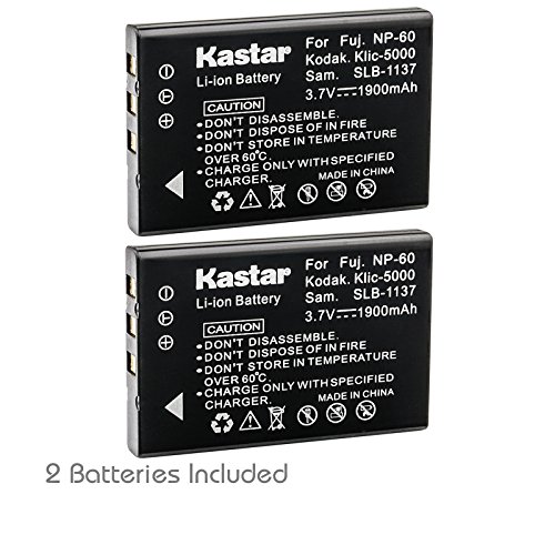 [해외]Kastar 2 Pack R07 R607 배터리 Replacement for HP Photosmart R707 R717 R927 R967 R707XI R817V R927 R817XI