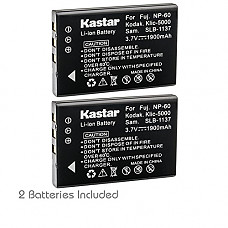 [해외]Kastar 2 Pack R07 R607 배터리 Replacement for HP Photosmart R707 R717 R927 R967 R707XI R817V R927 R817XI