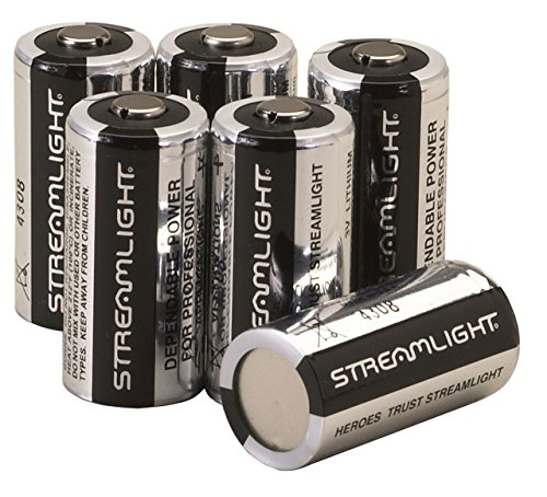 [해외]Streamlight 85180 CR123A Lithium Batteries, 6-Pack