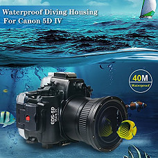 [해외]Sea frogs 130ft/40m Underwater 카메라 Housing Diving 카메라 방수 Case for 캐논 EOS 5D Mark III 5D Mark IV