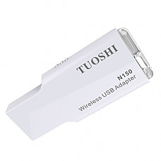 [해외]Tuoshi M15 150Mbps USB WiFi Mini Adapter, Wireless 802.11 N/G/B Wifi Dongle Lan Network Card Adapter for Desktop Laptop PC Windows 10 8.1 8 7 Vista XP MAC OS