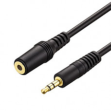 [해외]LiuTian 3.5mm Male to Female Audio Cable 15ft Black 핸드폰 Aux Extension Cable For PC/DVD/TV/Car Audio Extension Cable