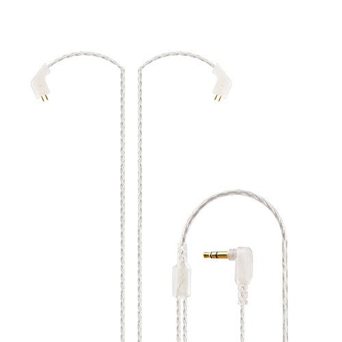 [해외]KZ ZST 0.75mm 2 pin Upgrade Silver Plate Replacement Earphones Cable for KZ Earphones (silver)