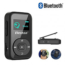 [해외]Eleston Portable 8GB Clip Bluetooth MP3 Music Player with FM Radio Record Lossless Sound and Expandable Micro SD Card for Sport Running Black