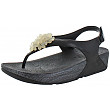 [해외]핏플랍 588 Womens Blossom II Slide Sandal, All Black - 11