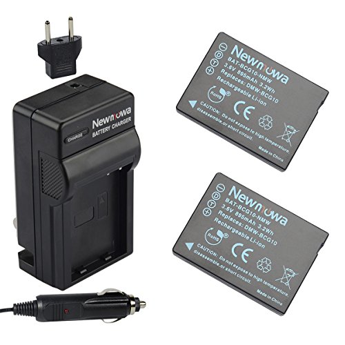 [해외]Newmowa DMW-BCG10 배터리 (2-Pack) and Charger kit for Panasonic DMW-BCG10, DMW-BCG10E, DMW-BCG10PP and Panasonic Lumix DMC-3D1, DMC-TZ6, DMC-TZ7, DMC-TZ8, DMC-TZ10, DMC-TZ18, DMC-TZ19, DMC-TZ20, DMC-TZ25, DMC-TZ30, DMC-TZ35, DMC-ZR1, DMC-ZR3, DMC-ZS