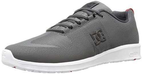 [해외]DC Mens Lynx Lite r Skateboarding Shoe, Grey/Grey/Red, 5 M US