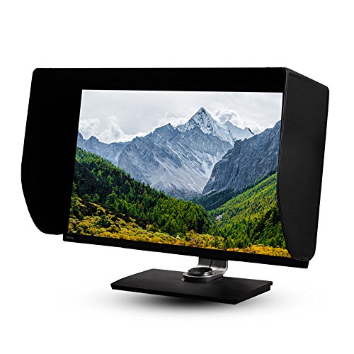 [해외]iLooker-32P 31&32 inch Pro Edition LCD LED Video 모니터 Hood Sunshade Sunhood for Dell HP Viewsonic Philips 삼성 LG EIZO NEC ASUS ACER BENQ AOC LENOVO, Fits 모니터 Frame Width 725-745mm