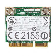 [해외]AzureWave Broadcom BCM94352HMB/BCM94352 802.11/ac/867Mbps WLAN + BT4.0 Half Mini PCI-E Card