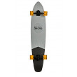[해외]Ten Toes Board Emporium Zed Bamboo Longboard Skateboard Cruiser, 44&quot;, Pewter Pointe