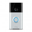 [해외]Ring Wi-Fi Enabled Video Doorbell in Satin Nickel, Works with Alexa