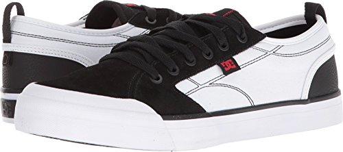 [해외]DC Mens Evan Smith Skate Shoe, Black/White/Red, 9.5 D D US