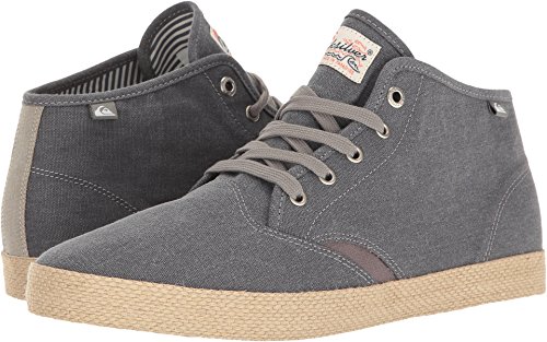 [해외]Quiksilver Mens Shorebreak Mid ESP Skateboarding Shoe, Grey/Grey/Grey, 6 M US