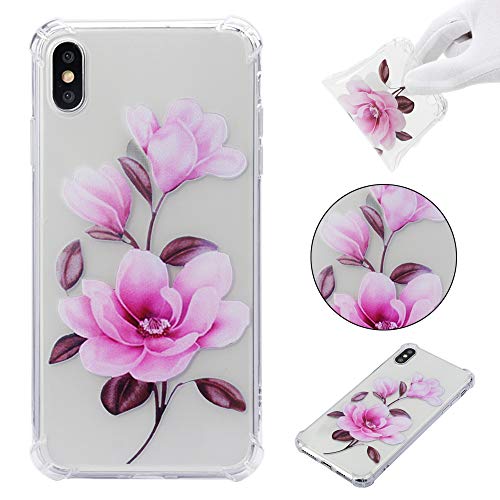 [해외]iPhone Xs Max Case, Dooge Slim Thin Liquid Crystal TPU Case Light but Durable Clear Soft Flexible TPU Rubber Silicone Skin Protection for 애플 iPhone Xs Max 6.5"