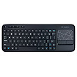 [해외]로지텍 - K400 Wireless Touch Keyboard, With 3.5quot; Touchpad, For Windows, Black (Certified Refurbished)