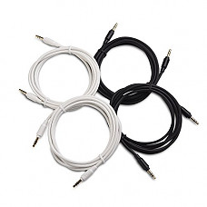 [해외]Cable Matters 4-Pack 3.5mm Stereo Audio Cable in Black and White