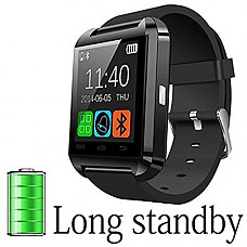 [해외]DOESIT U8 Bluetooth Smart Watch,Touch Screen Smartwatch for 삼성 갤럭시 S4/S5/S6/S7 Edge Note 3/4/5 HTC Nexus 소니 LG Huawei Android Smartphones (Black)