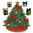 [해외]Jolees Christmas Stickers, Classic Tree