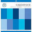 [해외]ColorBok 73467A Smooth Cardstock Paper Pad Blue Promenade, 12&quot; x 12&quot;