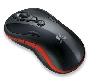 [해외]로지텍 MediaPlay Cordless Mouse- Red