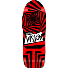 [해외]Vision Original Reissue Skateboard Deck, Black/Red, 10 x 30-Inch
