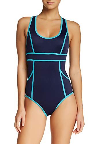 [해외]스팽스 HourGlass Racerback One Piece Swimsuit (2690) 8/Navy Splash