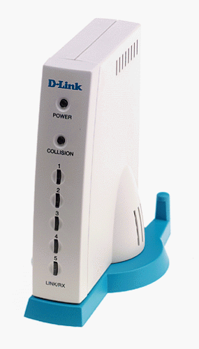 [해외]D-Link DE-805TP 10Mbps Ethernet Mini Hub 5-Port