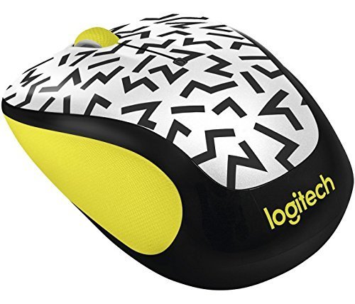 [해외]로지텍 M325c Wireless Mouse - Yellow zigzag 910-004689