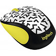 [해외]로지텍 M325c Wireless Mouse - Yellow zigzag 910-004689