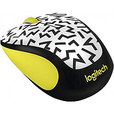 [해외]로지텍 M325c Wireless Mouse - Yellow zigzag 910-004689