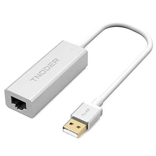 [해외]Tnoder USB 2.0 to 10/100 Fast Ethernet Network Adapter for Macbook Air/Pro