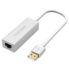 [해외]Tnoder USB 2.0 to 10/100 Fast Ethernet Network Adapter for Macbook Air/Pro