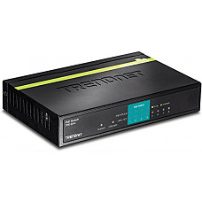 [해외]TRENDnet 8-Port 10/100Mbps PoE Switch, 4 x 10/100, 4 x 10/100 PoE, 802.3af, 30 W PoE Budget, TPE-S44