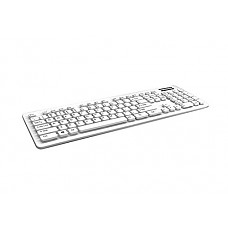 [해외]White Lcool Keyboard - Open Style, Washable, Value Keyboard. Lockable For Easier